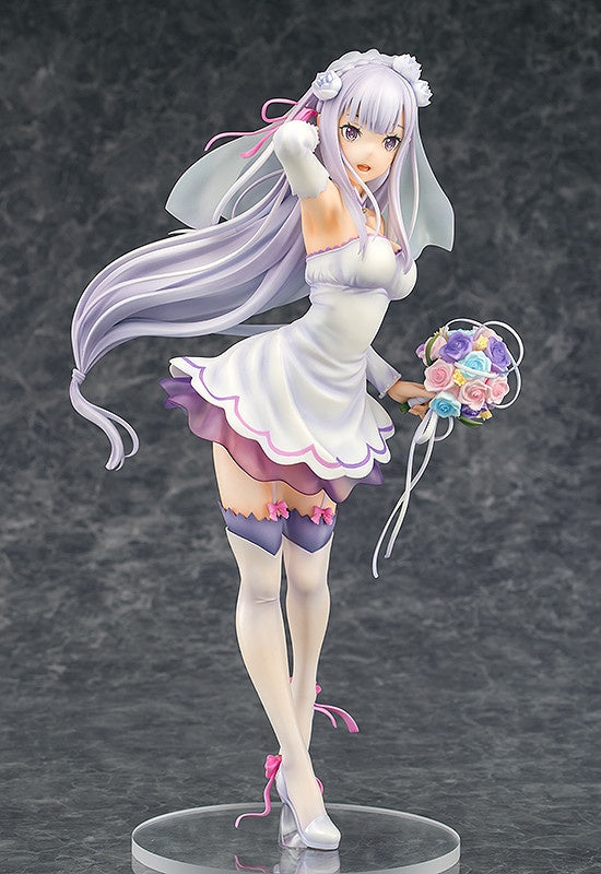 Good Smile Company Re:ZERO -Starting Life in Another World- Series Emilia Wedding Ver. (Re-Run) 1/7 Scale Figure