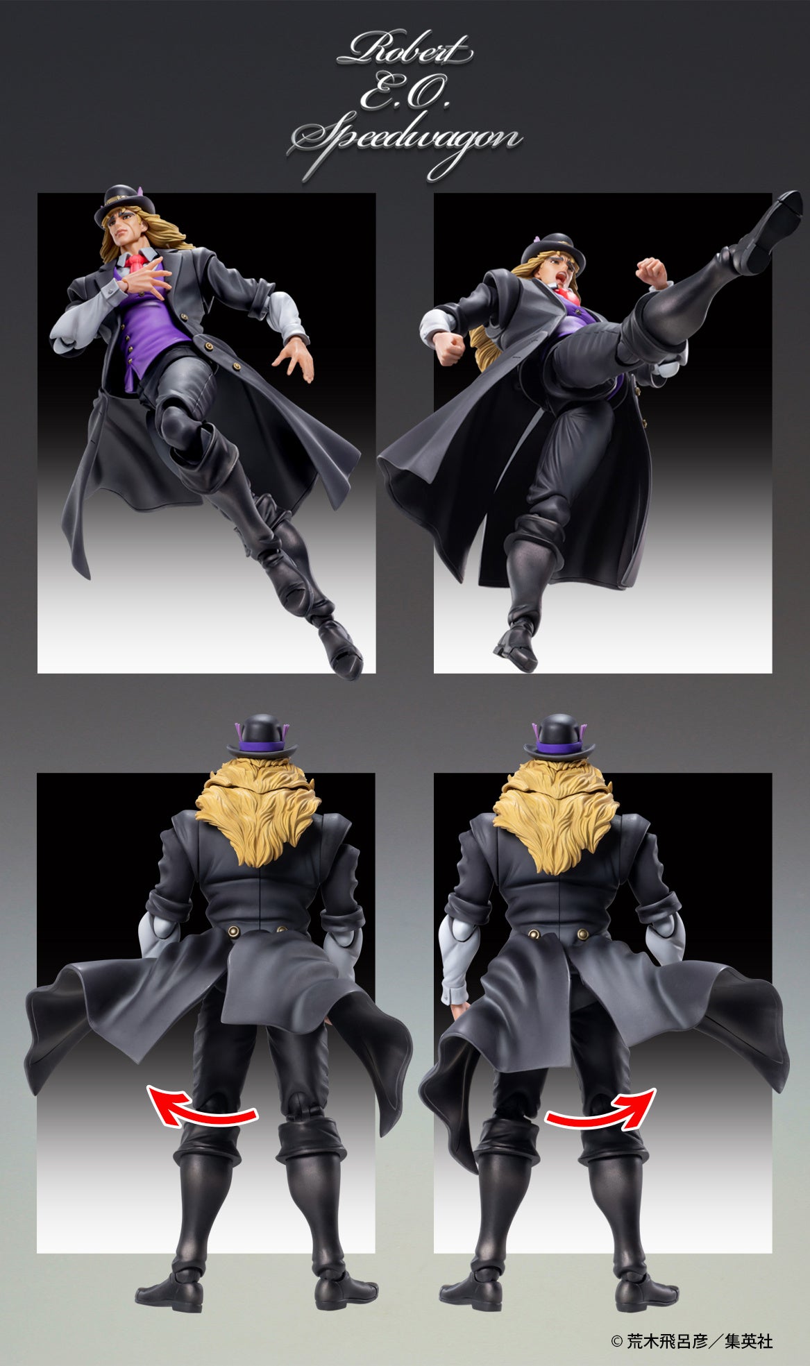 Robert E. O. Speedwagon - Super Action Statue(Medicos Entertainment)