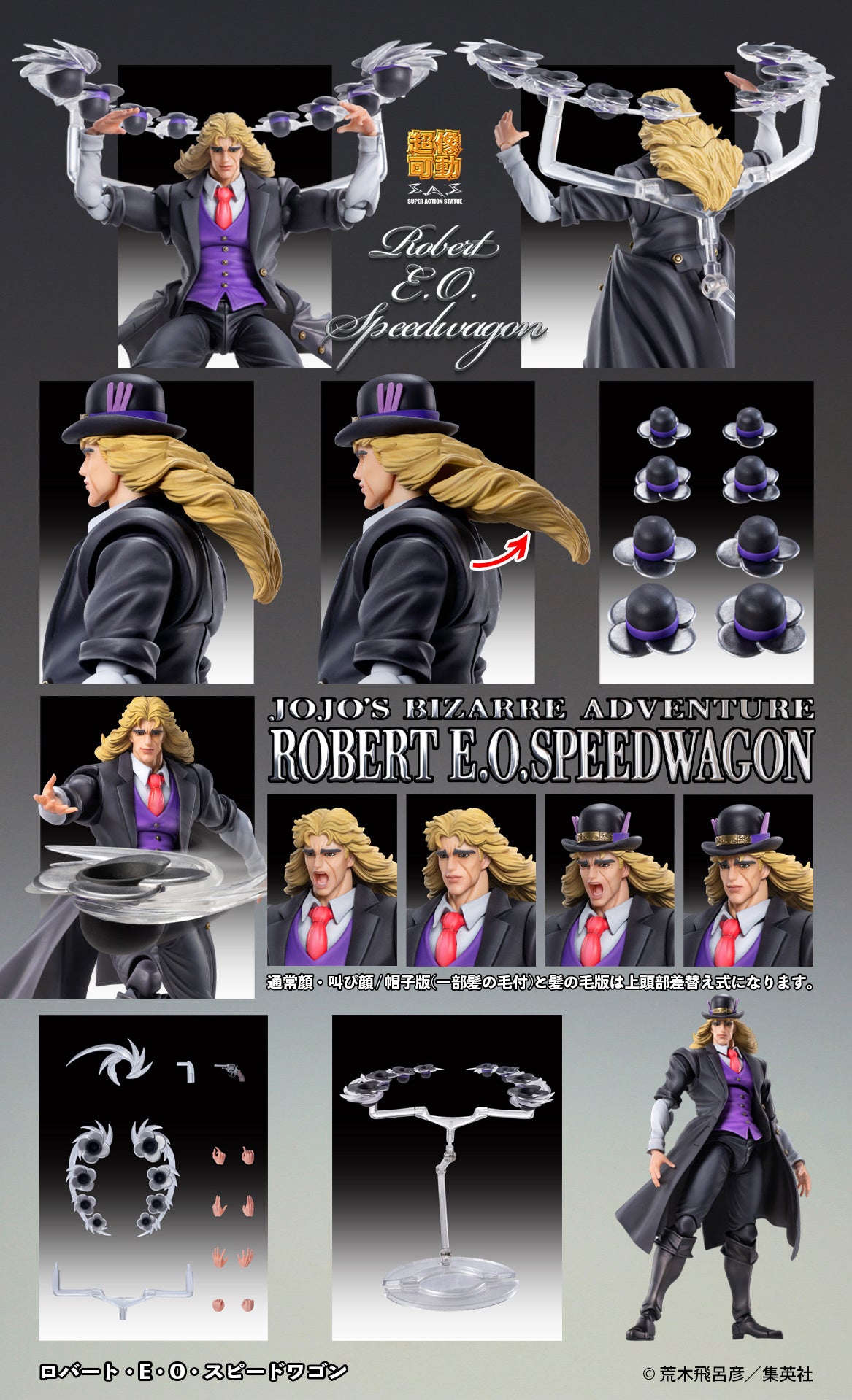 Robert E. O. Speedwagon - Super Action Statue(Medicos Entertainment)