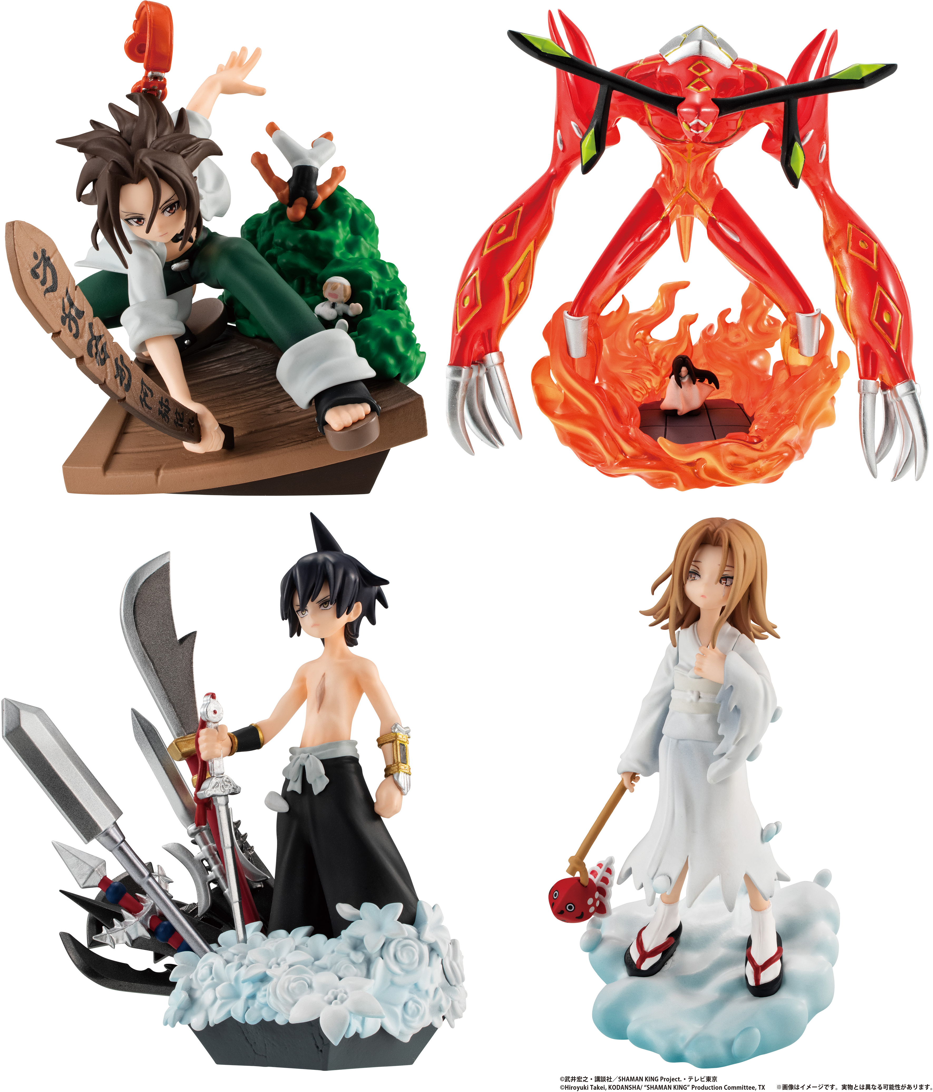 Megahouse Petitrama Shaman King Over Soul Box "Shaman King", Box of 4