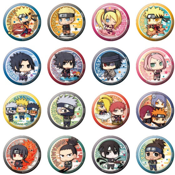 Megahouse Metal Badge Collection Naruto New Era "Naruto", Box of 16