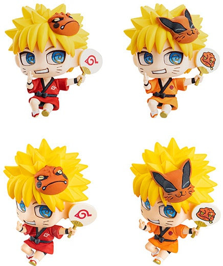 Megahouse Petit Chara Land Naruto 10th Anniversary Ver. 'Naruto', Box of 10