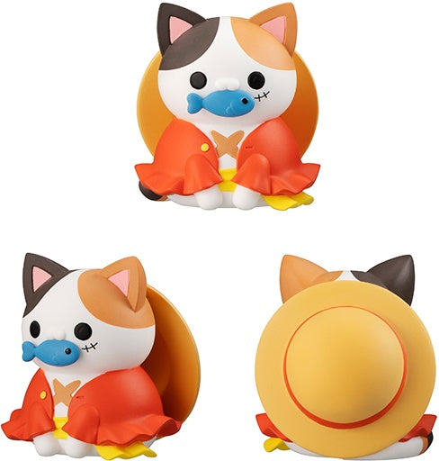 Megahouse Mega Cat Project NyanPieceNyan I'm gonna be king of the paw-rates (Vol 1.) 'One Piece' Box of 8