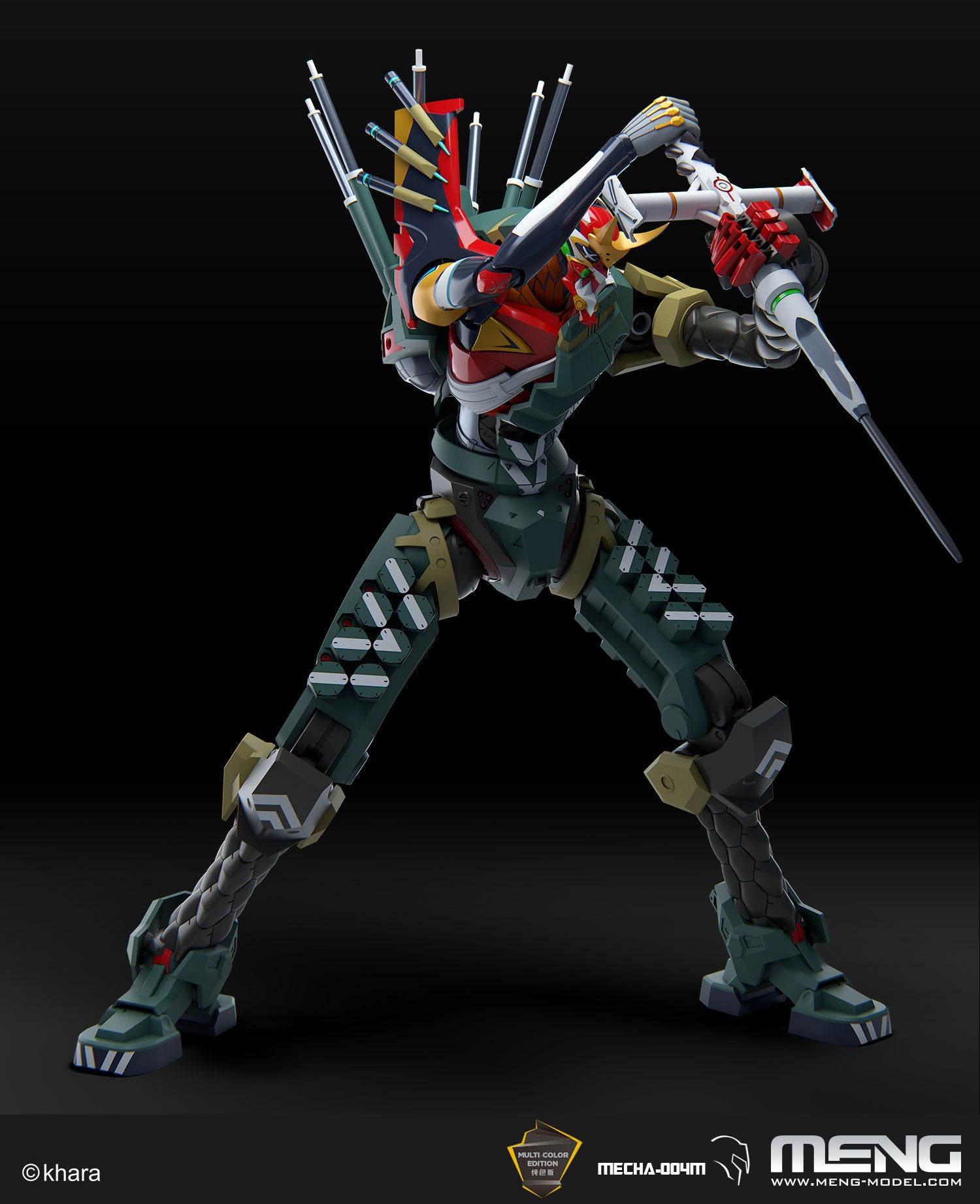 Meng Multipurpose Humanoid Decisive Weapon, Artificial Human Evangelion Production Model - New 02α (Multi-color Edition)