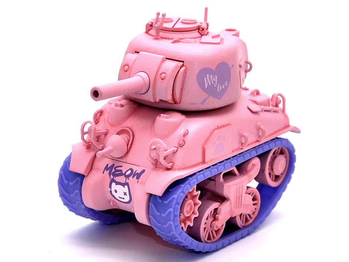 Meng M4A1 Sherman (CARTOON MODEL, PINK COLOR)