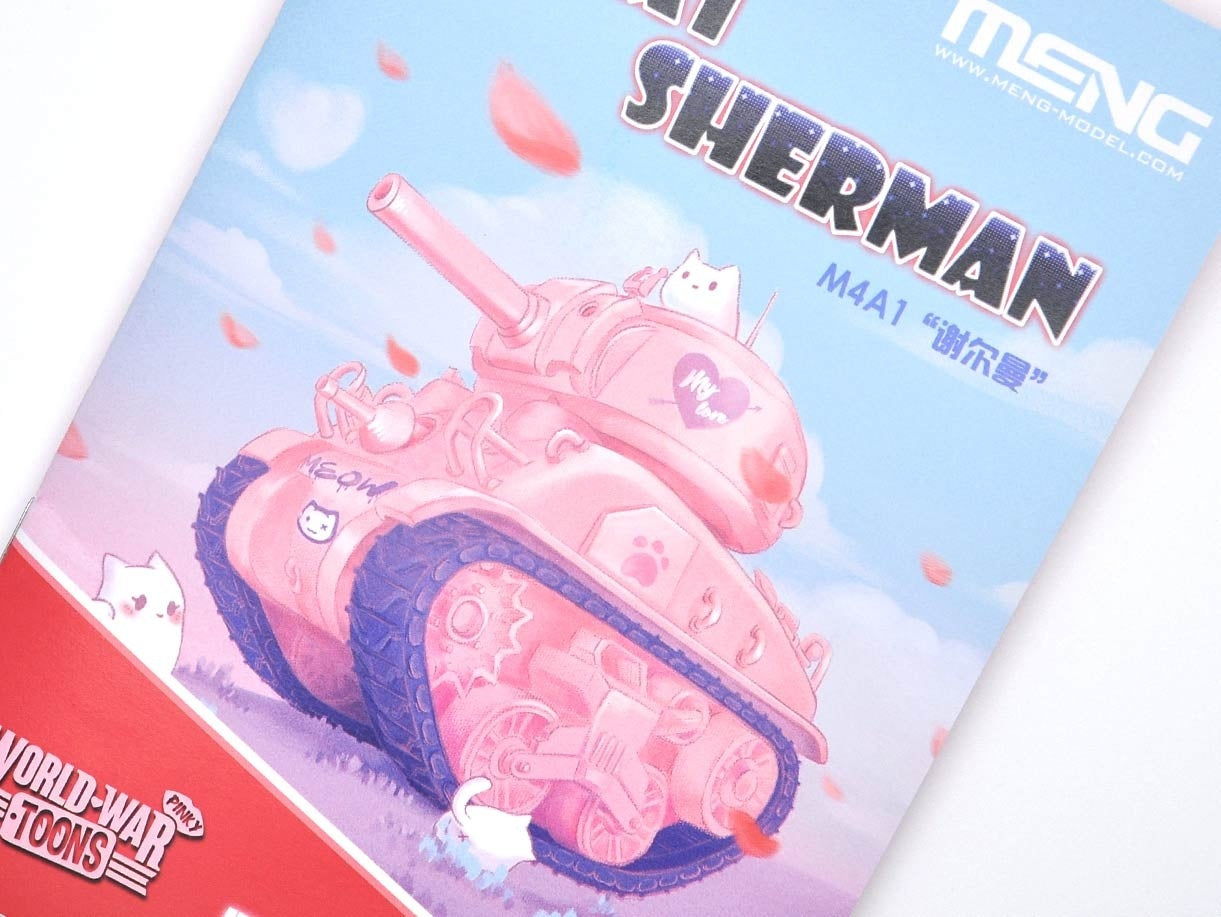 Meng M4A1 Sherman (CARTOON MODEL, PINK COLOR)