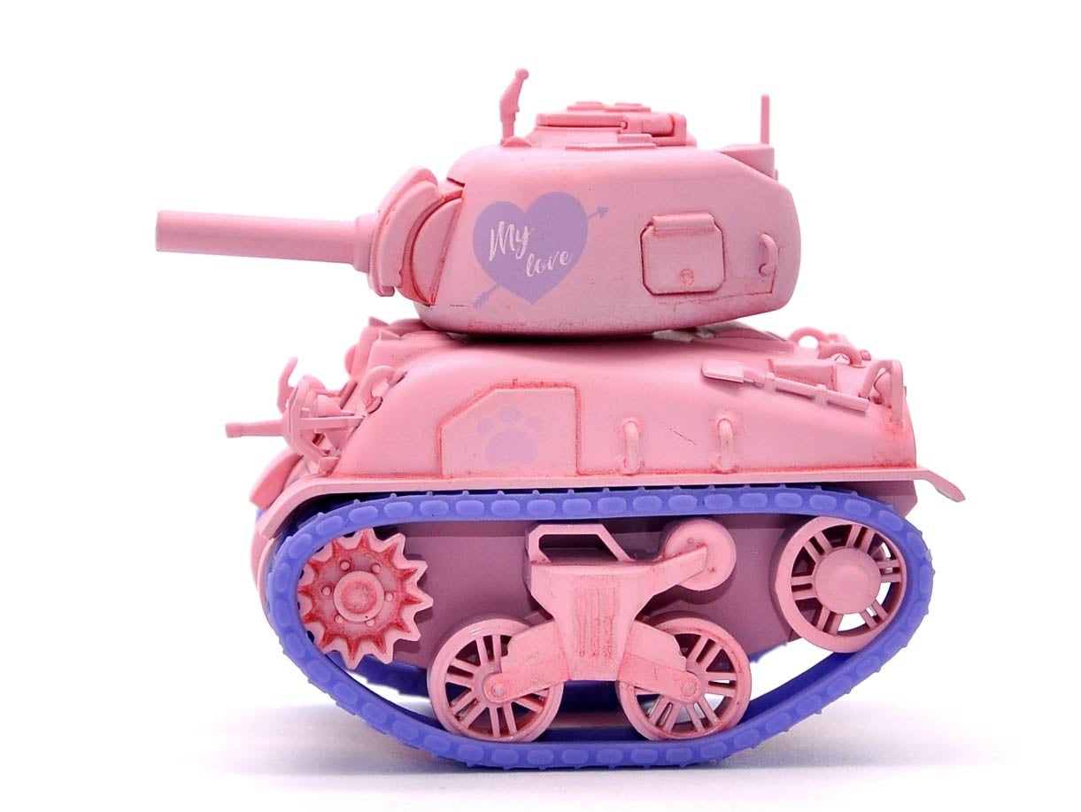 Meng M4A1 Sherman (CARTOON MODEL, PINK COLOR)