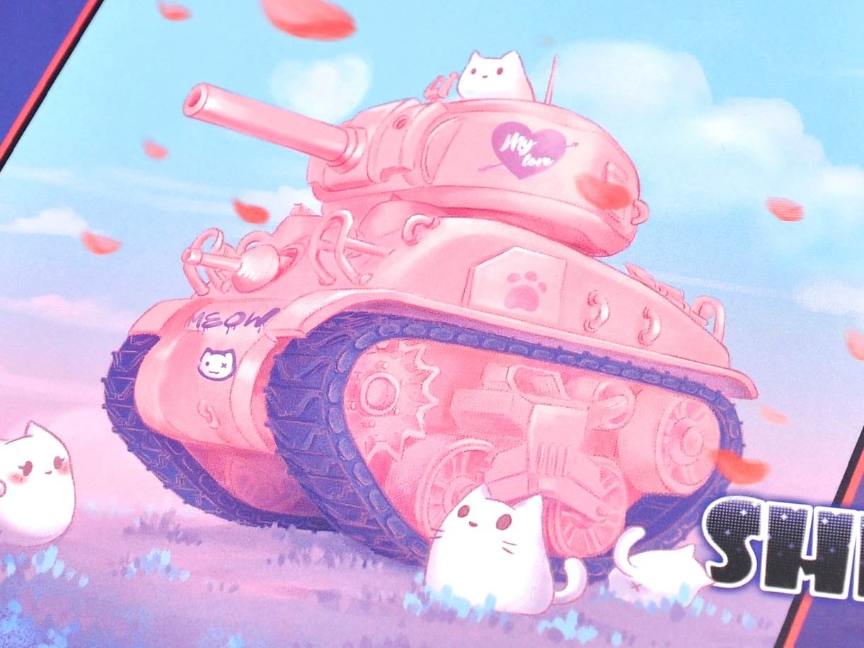 Meng M4A1 Sherman (CARTOON MODEL, PINK COLOR)