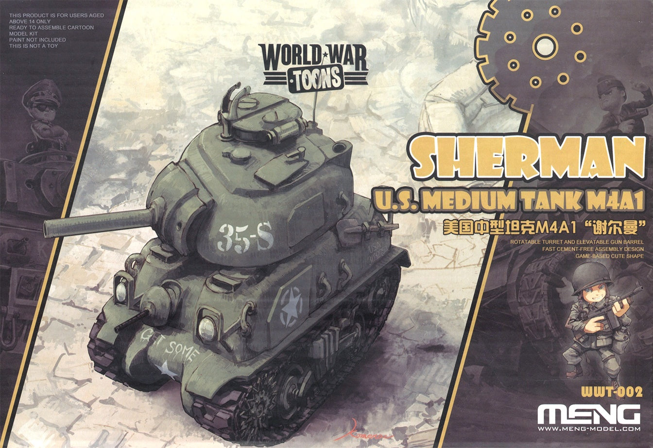 Meng US Medium Tank M4A1 Sherman (CARTOON MODEL)