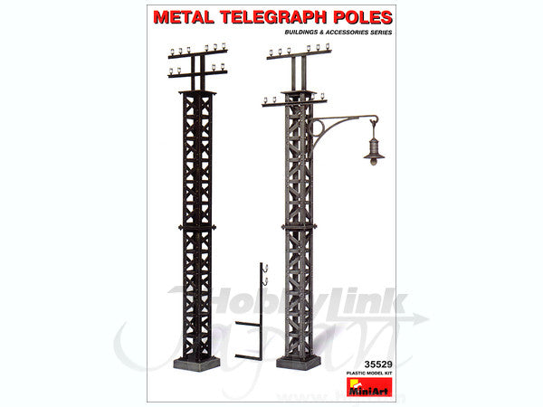 MiniArt 1/35 Metal Telegraph Poles