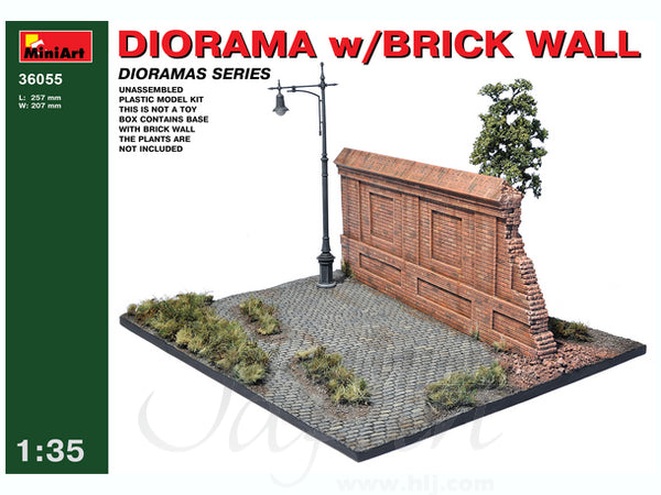 MiniArt Diorama with Brick Wall