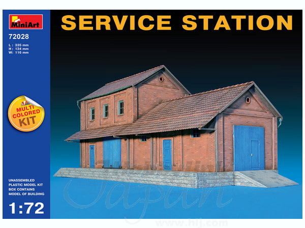 Miniart [72028] 1/72 Service Station(4820041102787)(4820041102787)