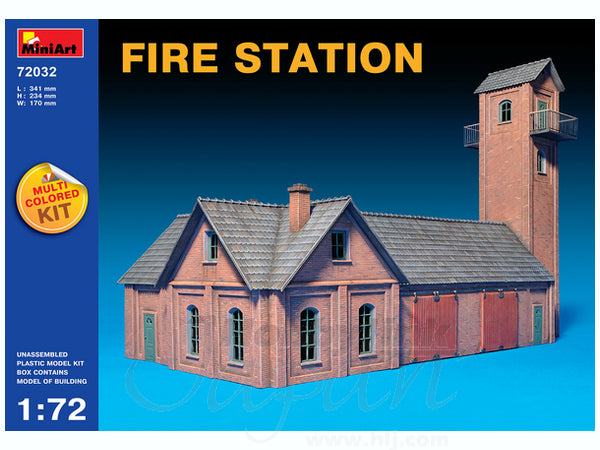 Miniart [72032] 1/72 Fire Station(4820041103043)(4820041103043)