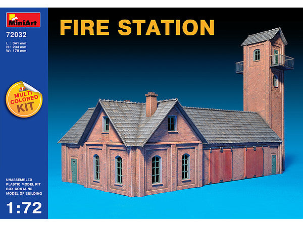 Miniart [72032] 1/72 Fire Station(4820041103043)(4820041103043)