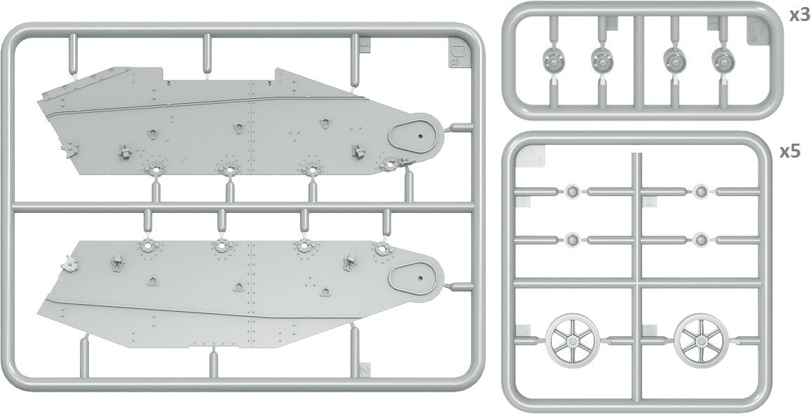 Miniart [35232] 1/35 T-60 Late Series, Screened (Gorky Automobile Plant) Interior Kit(4820183311375)(4820183311375)