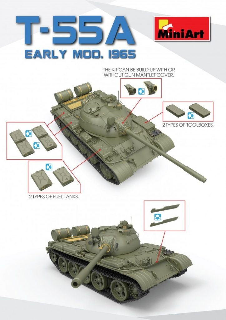 Miniart [37016] 1/35 T-55A Early Mod.1965 Interior Kit(4820183311283)(4820183311283)