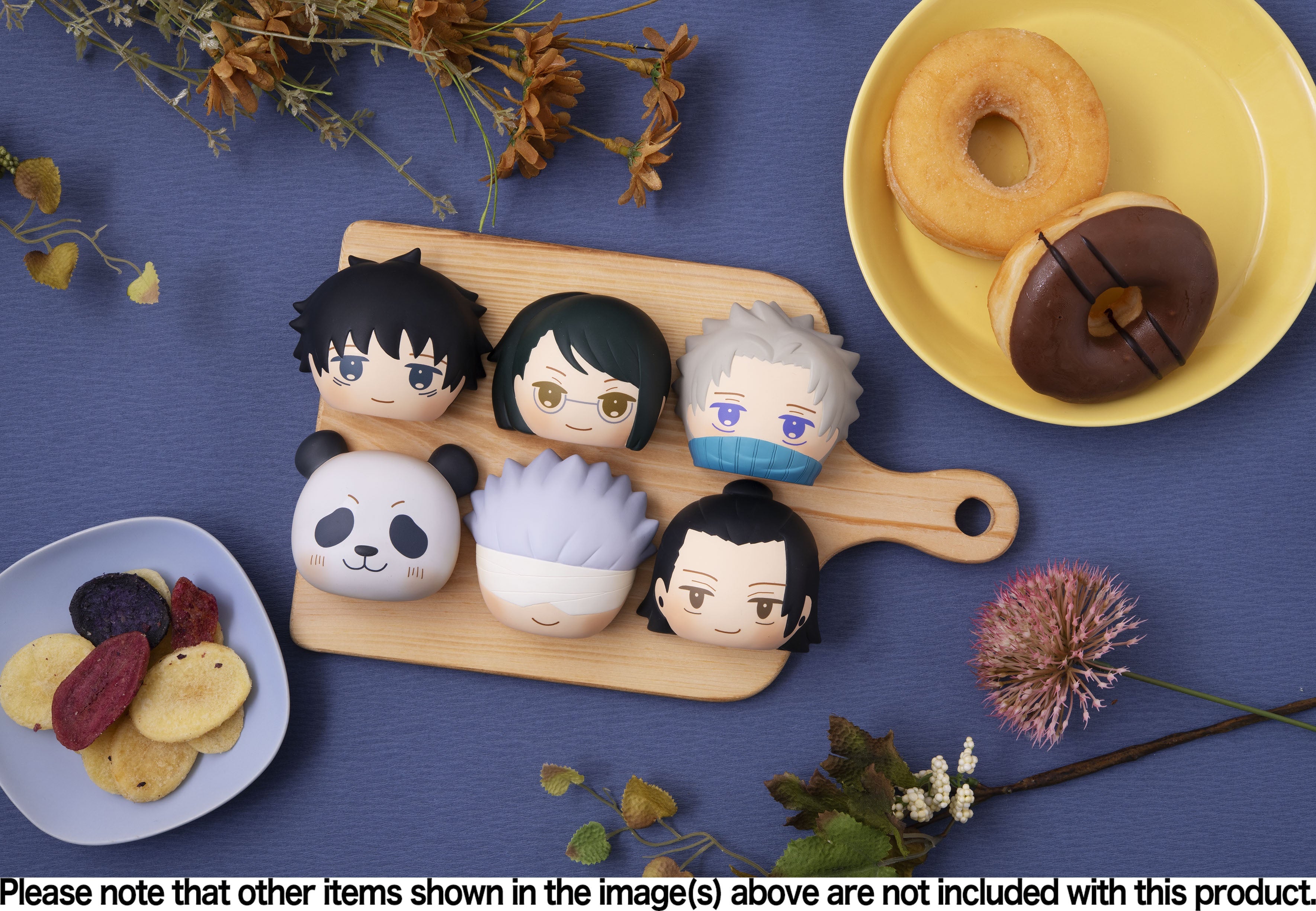 Megahouse Fluffy Squeeze Bread Jujutsu Kaisen 0 (Movie), Complete Set of 6