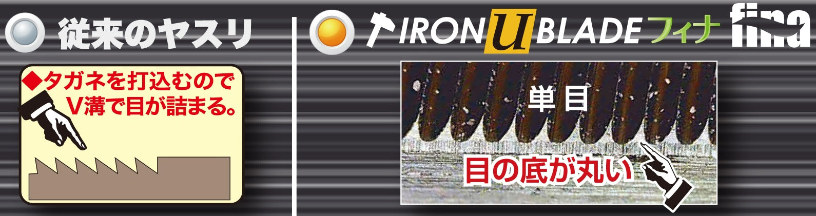 Shimomura Alec Iron U Blade Fina File