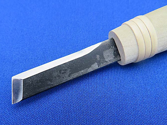 Shimomura Alec Fine Kisage Deburring Knife with Wood Handle