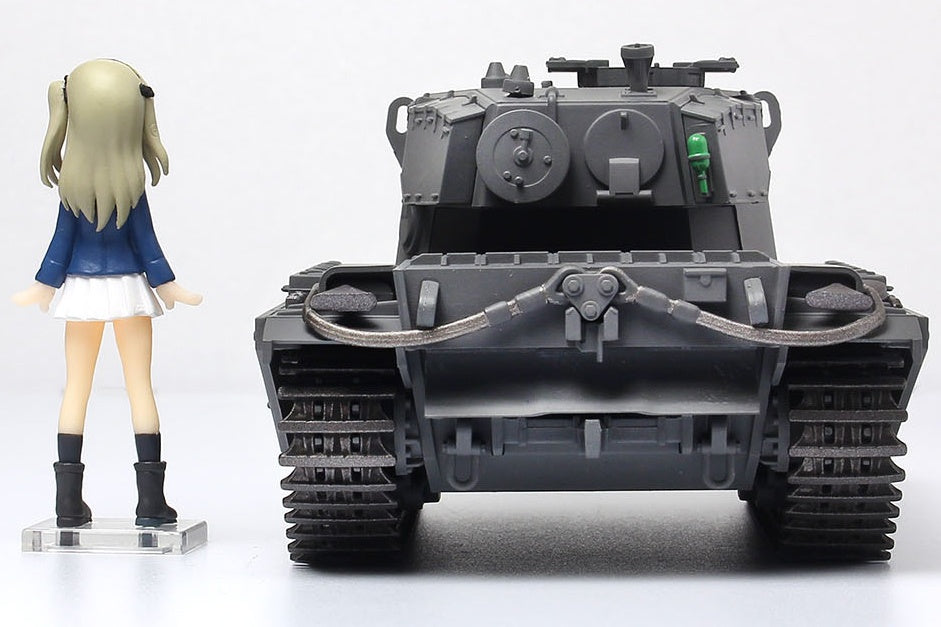 Platz 1/35 Girls und Panzer Der Film Deformed Cruiser Tank A41 Centurion Painted Display Model + Shimada Arisu Figure Kit