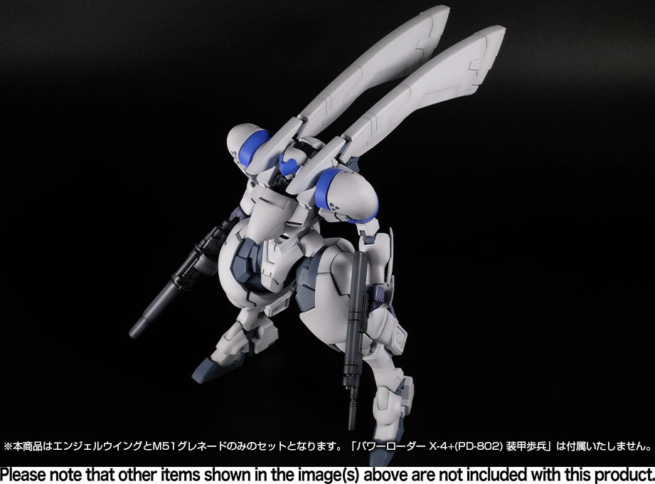 Good Smile Company Power Dolls Series Armed Set 1 Angel Wing & M51 Grenade for Power Loader X-4+(PD-802) 1/35 Scale Plastic Model Kit Accessory