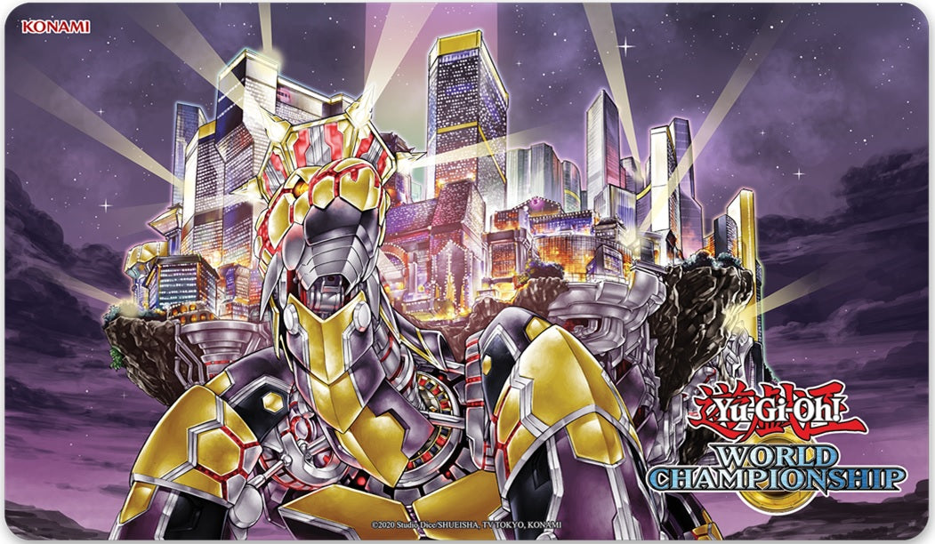 YGO WORLD CHAMP GRANDOPOLIS ETERNAL GOLDEN CITY GAME MAT (24)(083717865759)(083717865759)