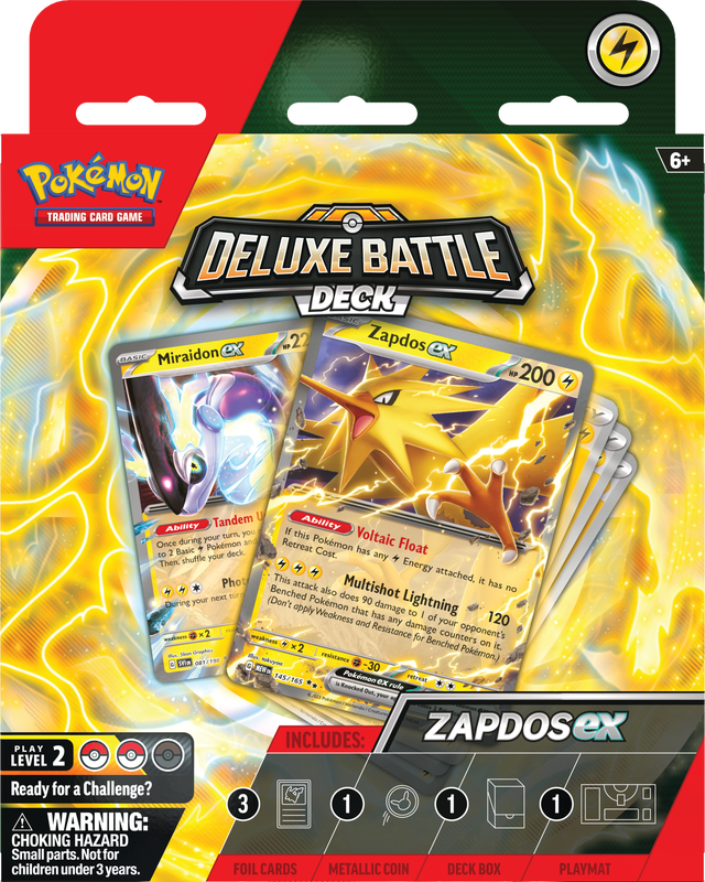 POKEMON DELUXE BATTLE DECKS NINETALES/ZAPDOS EX (6(820650856006)(820650856006)