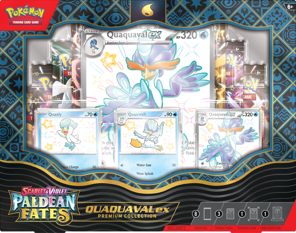 POKEMON SV4.5 PALDEAN FATES EX PREMIUM COLLECTION (6)(820650856341)(820650856341)