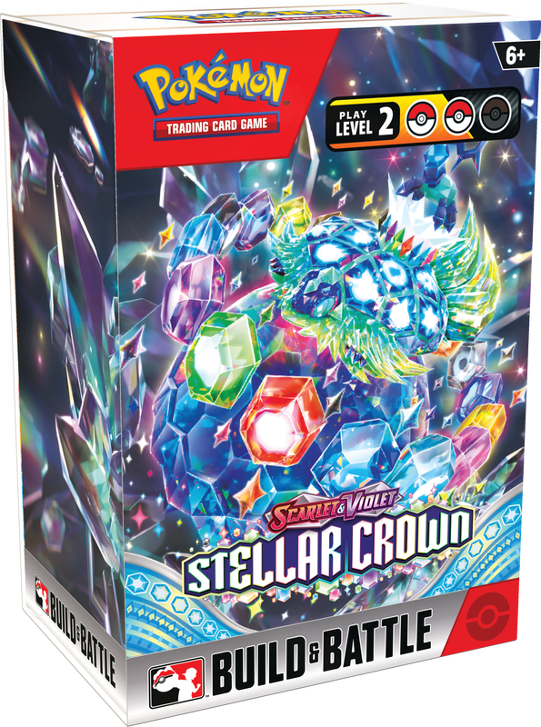 POKEMON SV7 STELLAR CROWN BUILD & BATTLE BOX DISPLAY (10/6)(820650869273)(820650869273)