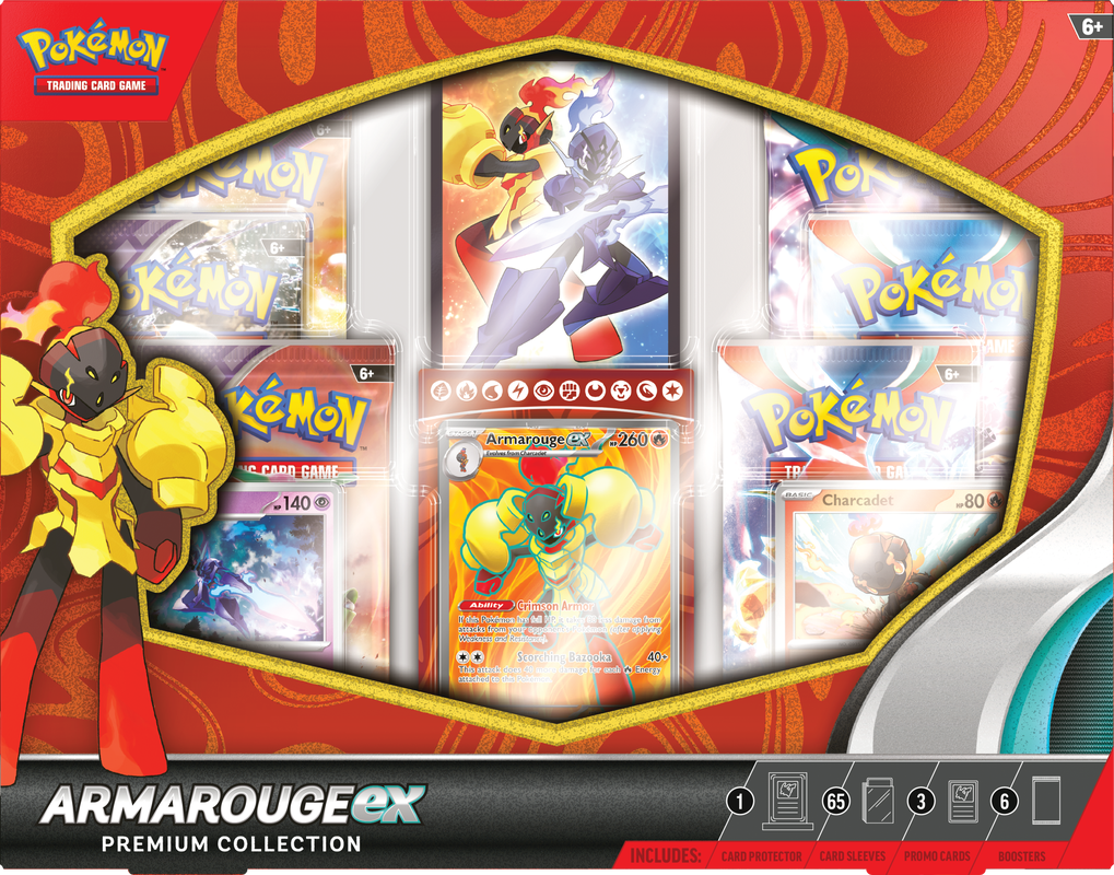 POKEMON ARMAROUGE EX PREMIUM COLLECTION (6)(820650857911)(820650857911)