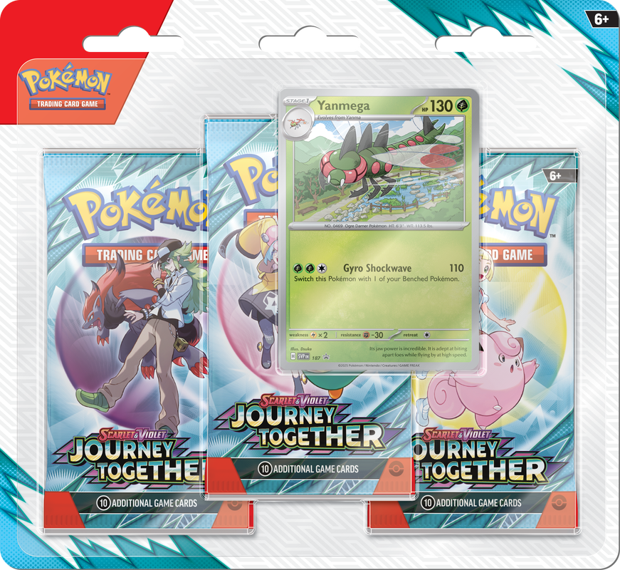 POKEMON SV9 JOURNEY TOGETHER 3PK BLISTER (24)(196214124233)(196214124233)