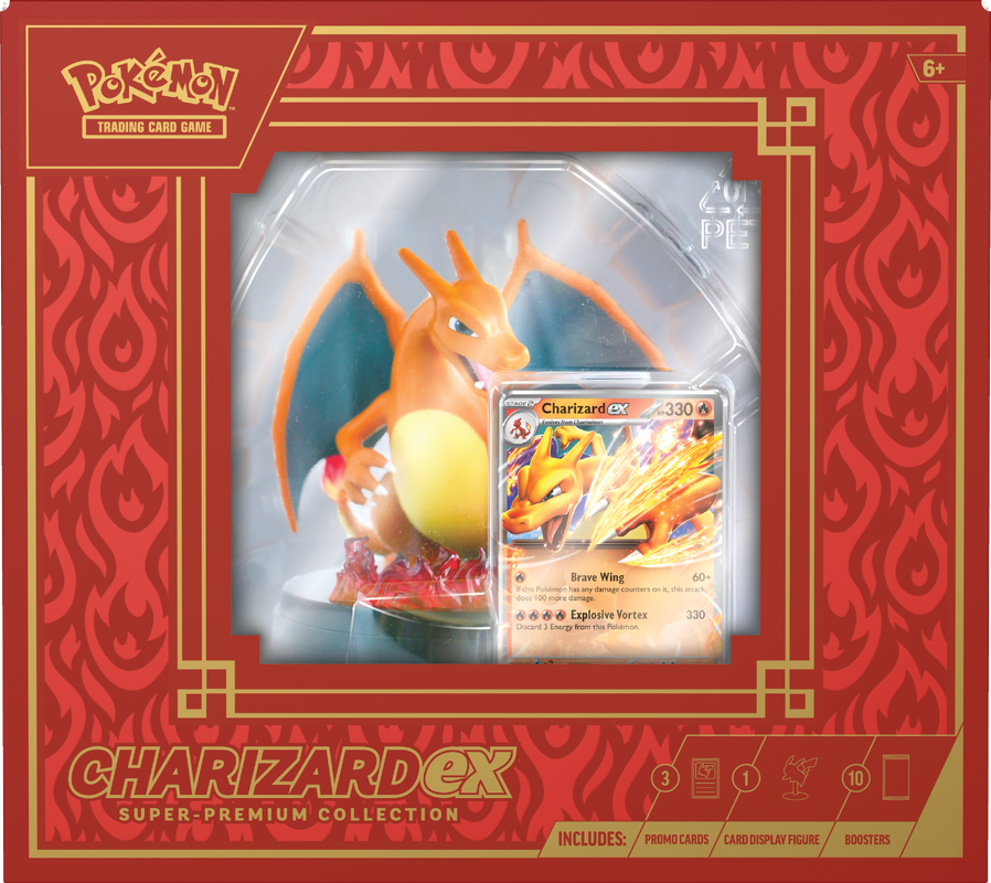 POKEMON CHARIZARD EX SUPER-PREMIUM COLLECTION (4)(820650858192)(820650858192)