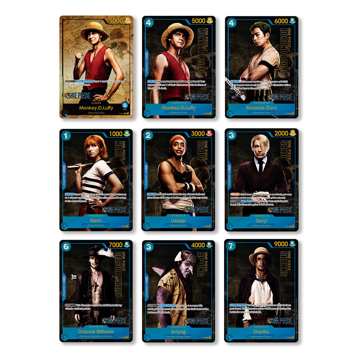 ONE PIECE CG PREMIUM CARD COLLECTION LIVE ACTION (20)(810059785304)(810059785304)