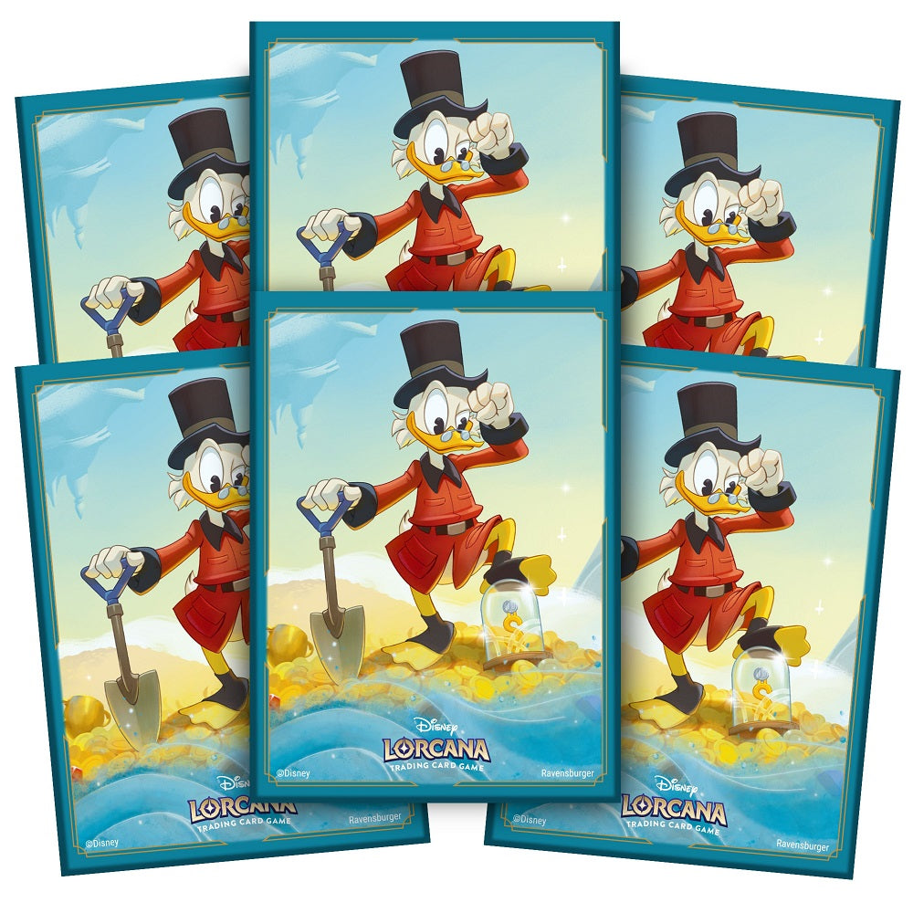 DISNEY LORCANA CARD SLEEVE SET 3 PACK A SCROOGE MCDUCK (40)(4050368982995)(4050368982995)