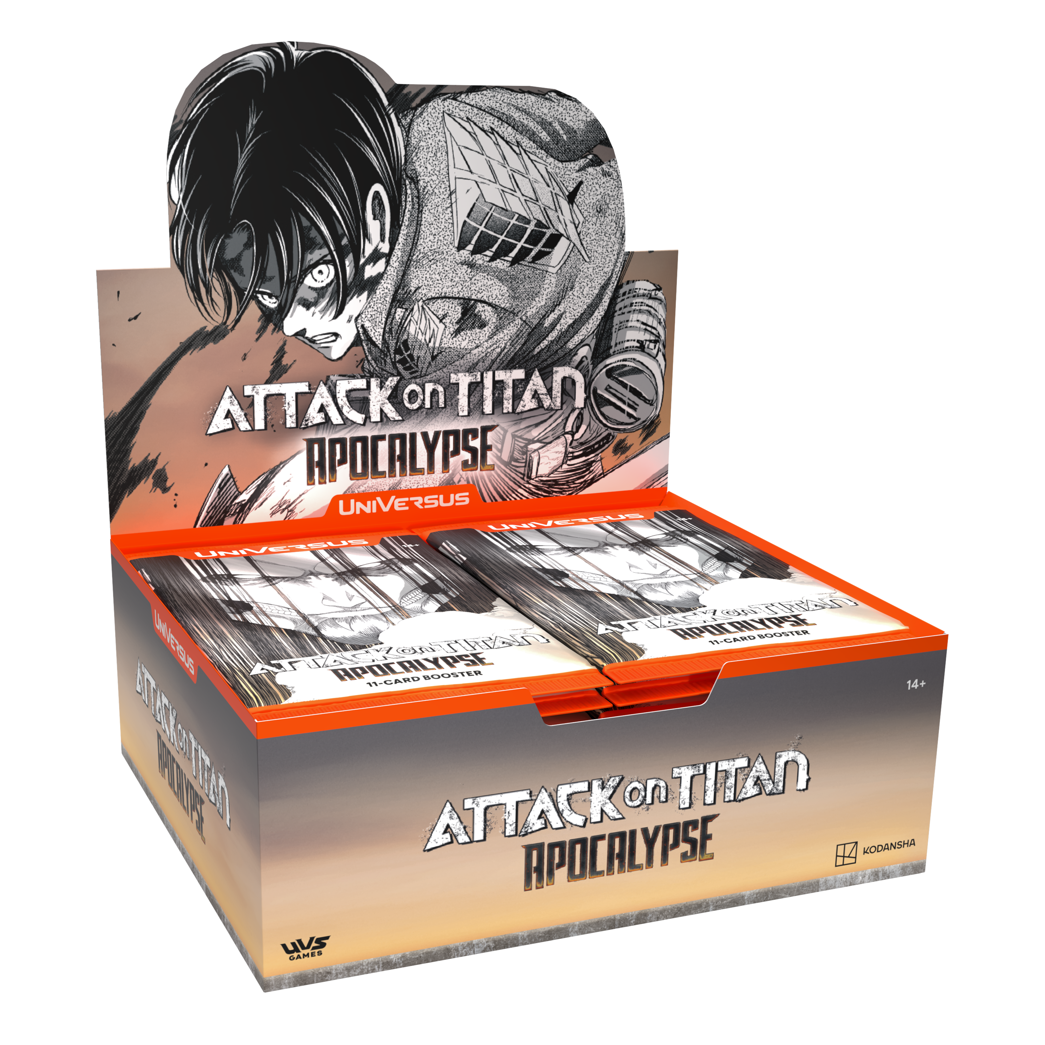 ATTACK ON TITAN APOCALYPSE BOOSTER DISPLAY (11/24/6)(810155272036)(810155272036)