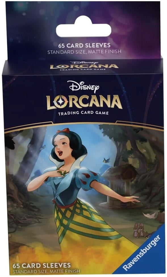 DISNEY LORCANA CARD SLEEVE SET 4 PACK B SNOW WHITE (40)(4050368983619)(4050368983619)