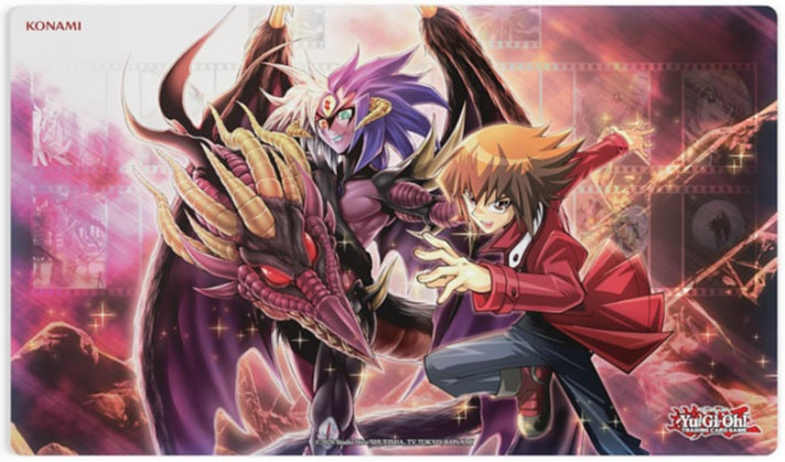 YGO JADEN & YUBEL GAME MAT (24)(083717866626)(083717866626)