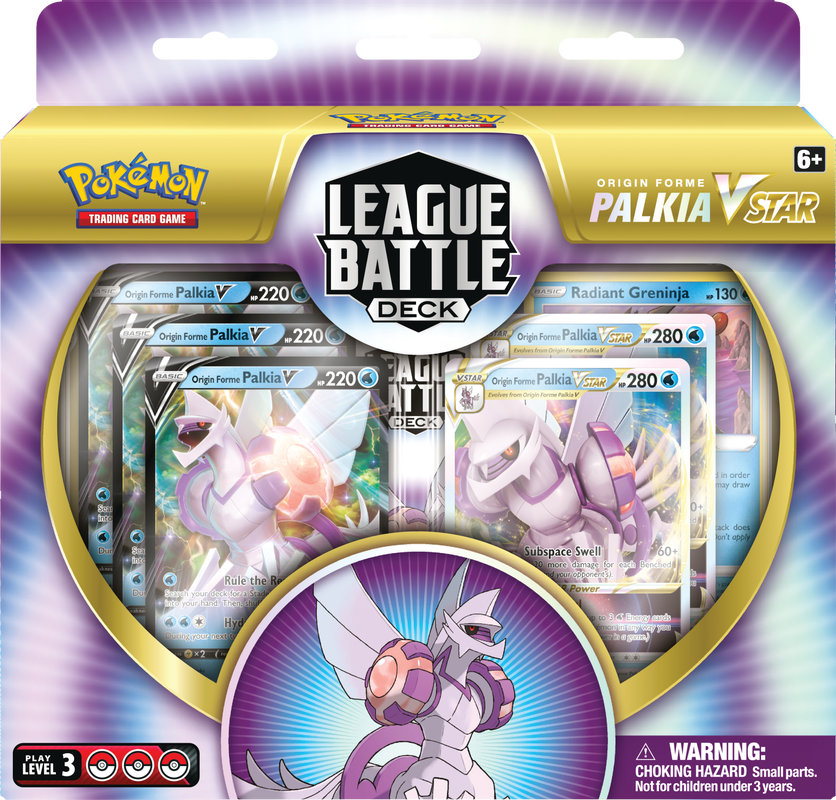 POKEMON LEAGUE BATTLE DECK ORIGIN FORME PALKIA (6)(820650852367)(820650852367)