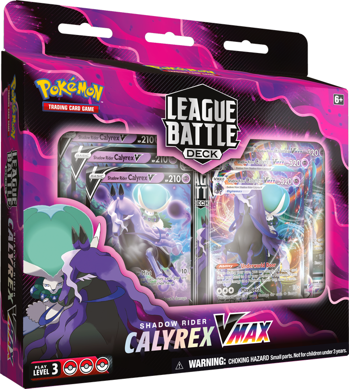 POKEMON LEAGUE BATTLE DECK CALYREX VMAX (6)(820650850424)(820650850424)