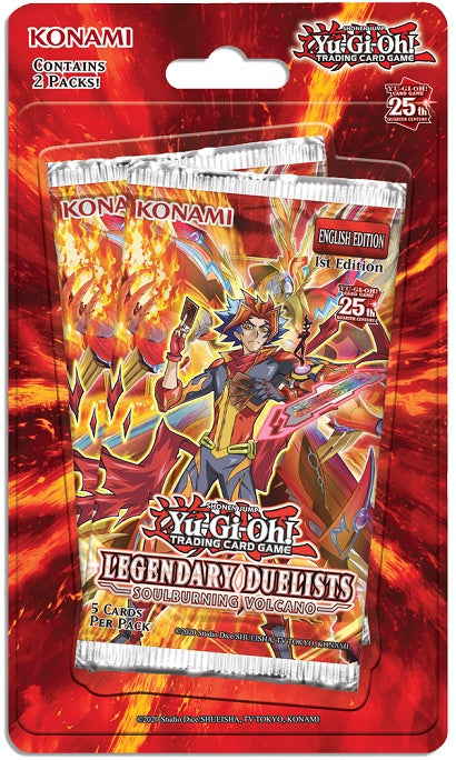 BLISTER YGO LEGENDARY DUELISTS SOULBURNING VOLCANO(083717862437)(083717862437)