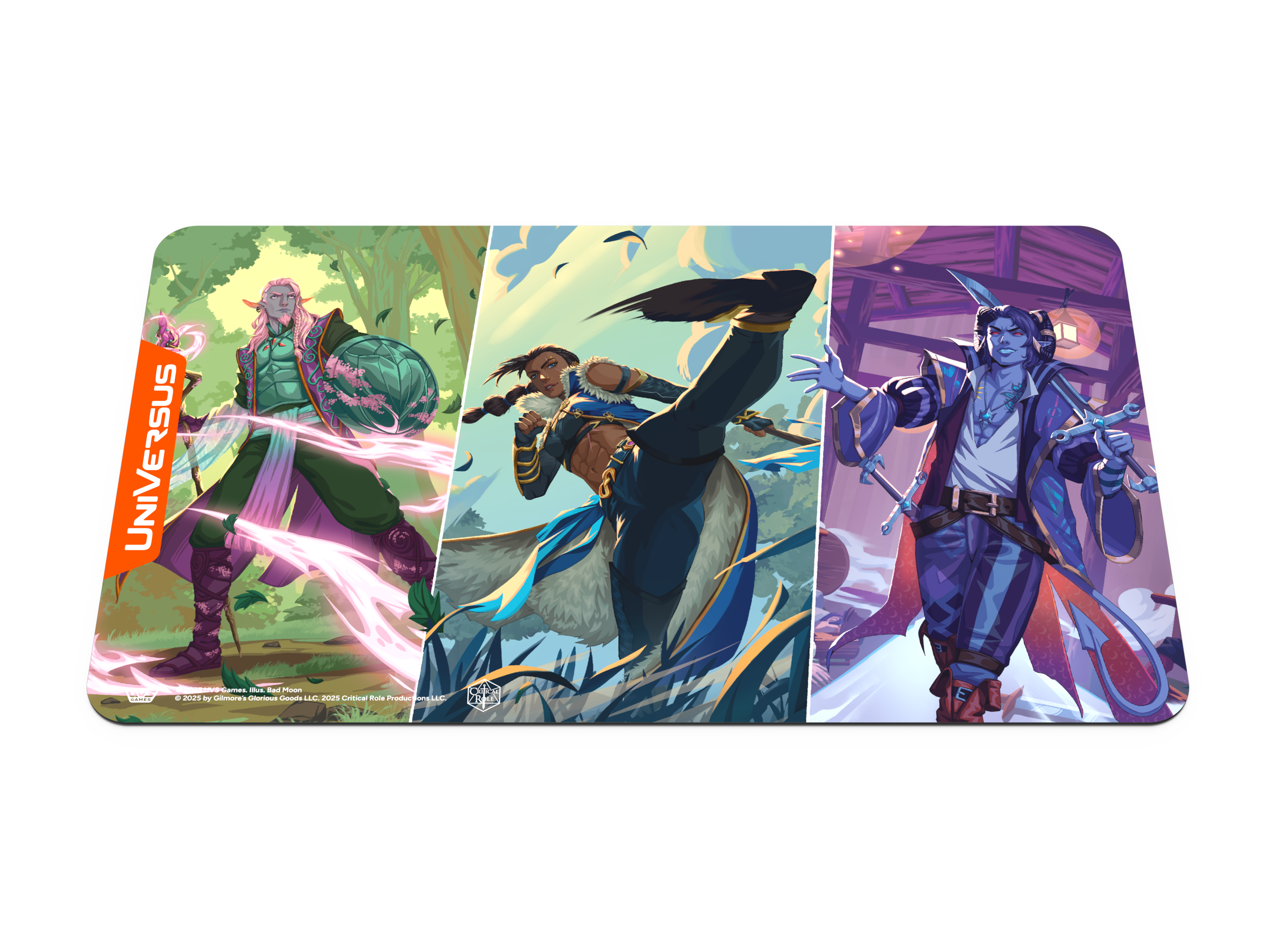 CRITICAL ROLE HEROES OF EXANDRIA PLAYMAT CADUCEUS, BEAUREGARD, MOLLYMAUK (6)(810155272173)(810155272173)