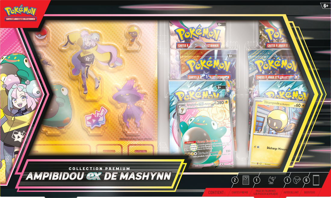 POKEMON FRENCH IONO’S BELLIBOLT EX PREMIUM COLLECTION (6)(196214109322)(196214109322)