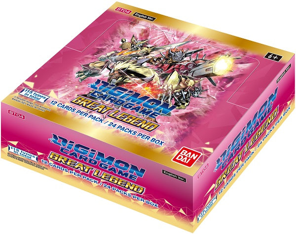 DIGIMON GREAT LEGEND BOOSTER (12/24/12)(811039034726)(811039034726)