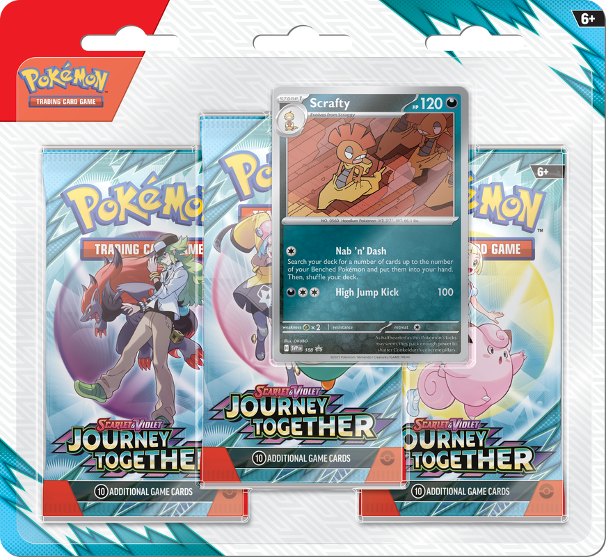 POKEMON SV9 JOURNEY TOGETHER 3PK BLISTER (24)(196214124233)(196214124233)