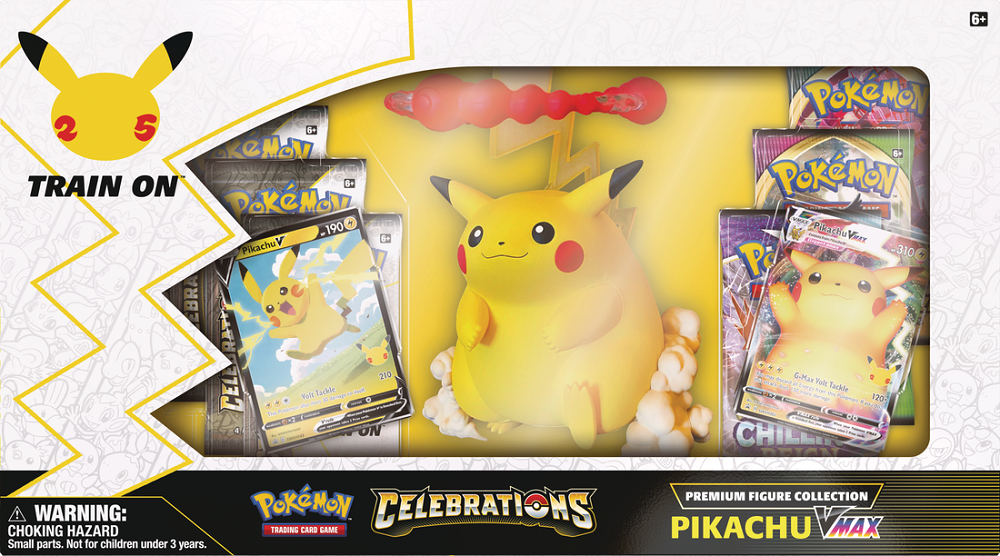 POKEMON CELEBRATIONS PIKACHU VMAX FIGURE (6)(820650809408)(820650809408)