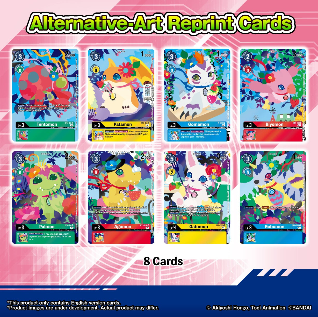 DIGIMON PLAYMAT AND CARD SET 2 - FLORAL FUN (10)(4549660823490)(4549660823490)