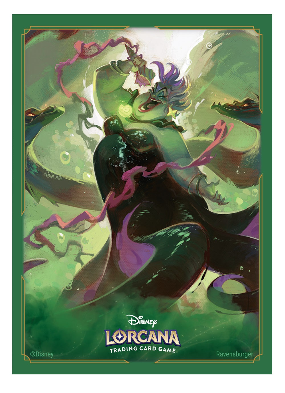 DISNEY LORCANA CARD SLEEVE SET 7 PACK B URSULA (40)(4050368985316)(4050368985316)