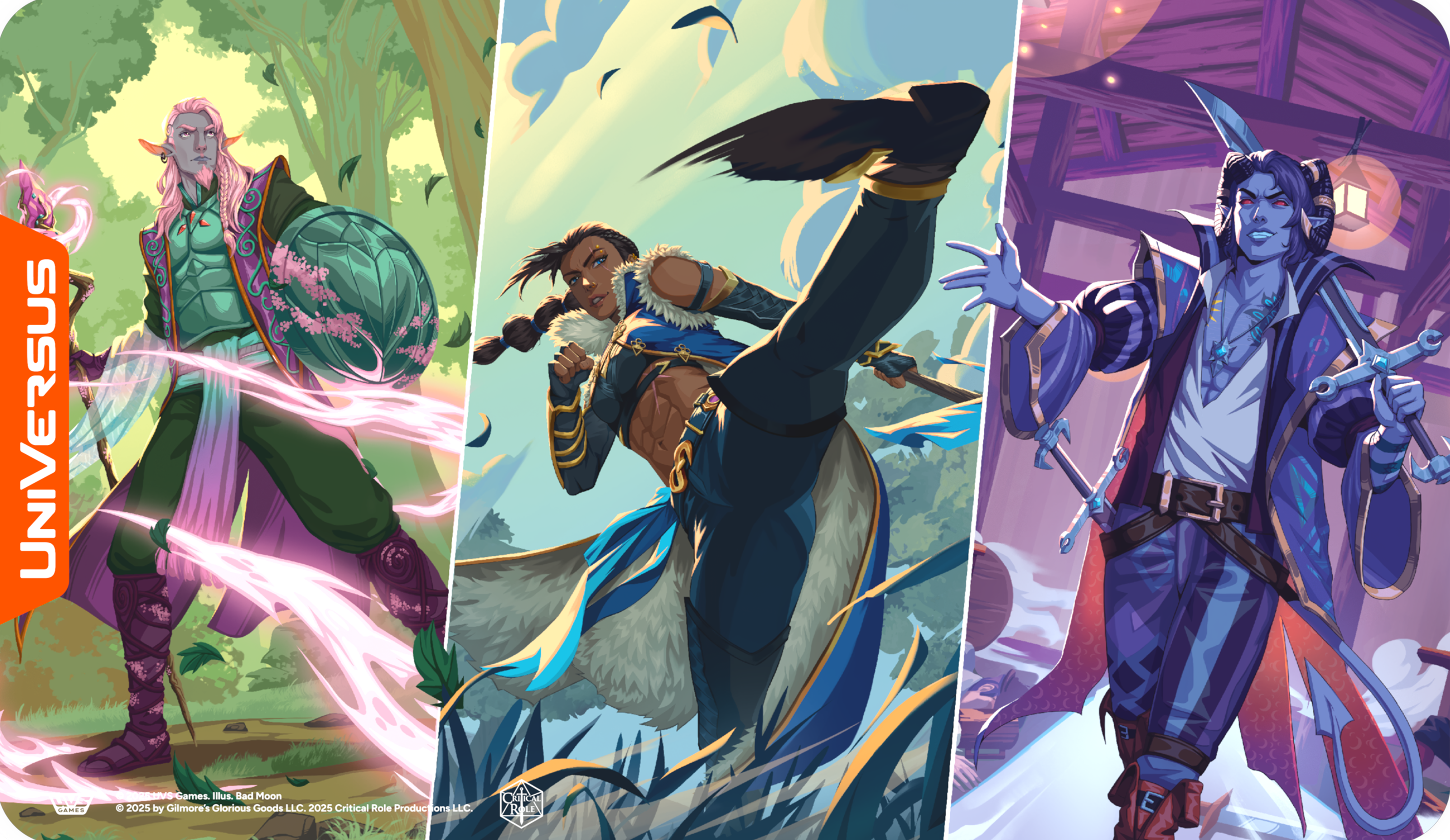 CRITICAL ROLE HEROES OF EXANDRIA PLAYMAT CADUCEUS, BEAUREGARD, MOLLYMAUK (6)(810155272173)(810155272173)