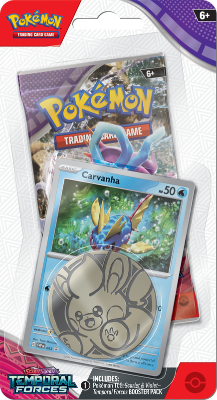 POKEMON SV5 TEMPORAL FORCES CHECKLANE BLISTER (288)(85649)(85649)