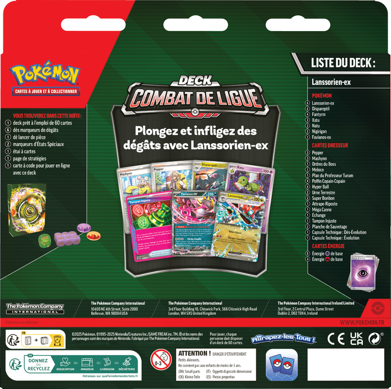 POKEMON FRENCH DRAGAPULT EX LEAGUE BATTLE DECK (6)(196214108950)(196214108950)